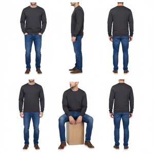 Sweat à capuche unisexe surdimensionné en coton, imprimé tribal polynésien, streetwear d'automne pour hommes et femmes, vente en gros OEM - Product Image 3