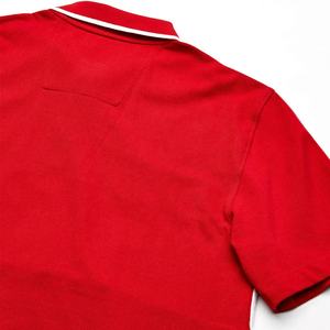 Cotton Two Tone <b>Red</b> and Black Color Combination <b>Polo</b> Collar Men T-<b>shirts</b> Custom Logo Printing <b>Polo</b> <b>Shirts</b> - Product Image 4