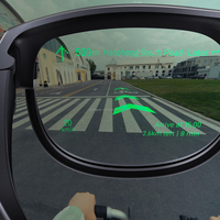 Lunettes intelligentes AR à micro-guides d'ondes LED légers, luminosité de 2500 nits, champ de vision de 25° pour 5.0, sous-titres en direct pour 5.0
