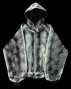 ZARSAH EXPORTS Survêtement unisexe à capuche, couleur unie, polyester/coton, écologique, coupe-vent, léger, coupe ample, pour l'automne - Product Image 4