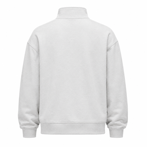 Sweat-shirt personnalisé pour homme à col zippé, en mélange de coton premium, pull demi-zippé, décontracté, pour le sport et l'entraînement, vêtements de gym, fabricant OEM ODM - Product Image 2
