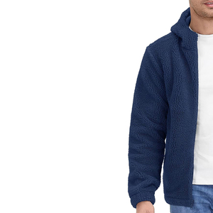 Breathable High Quality Hooded Polyester Fleece Outdoor Jackets <b>Men</b> Women Soft Winter <b>Thermal</b> Zip up Quick Dry Jacket - Product Image 2