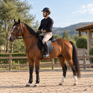 Silla de Montar para Caballos de Resistencia |   Sillín Cómodo y Ligero para Montar a Caballo, Equipo Ecuestre Duradero para Carreras de Larga Distancia - Product Image 3