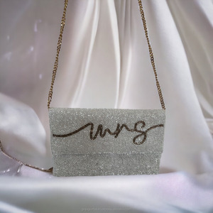 Bolso de Mano de Moda con Cuentas de Sandía, Bolso de Fiesta de Moda Portátil con Bordado Hecho a Mano, Bolso de Noche Personalizado para Mujer - Product Image 5