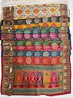Sari de Seda Viscosa Pura Estampada al por Mayor para Uso Diario, Oficina y Festividades, Disponible para la Venta