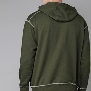 เสื้อฮู้ดผ้าฝ้ายสีพื้นสำหรับฤดูหนาวผ้า100% อย่างมืออาชีพเสื้อฮู้ดสีล้วนสำหรับย้อมสี - Product Image 4