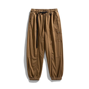 กางเกงวอร์มคอร์ดูรอยผู้ชายสไตล์ใหม่ ทรงลำลอง ไม่ยับ ยืดหยุ่นได้ เอวกลาง ทรงหลวม ดีไซน์สวยที่สุด - Product Image 3