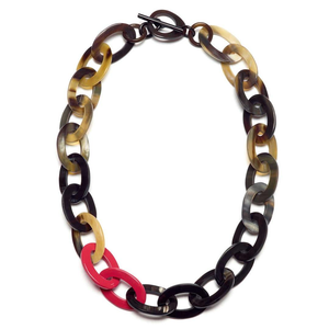 Collar de Cuerno de Búfalo para Mujer, Ecológico, Hecho a Mano, Color Natural, Regalo Empresarial, Joyería - Product Image 1