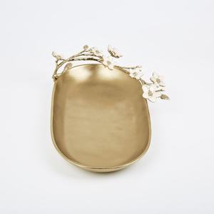 Plato decorativo Floral de aluminio personalizado de bajo precio para decoración del hogar regalo Navidad Ramadán Acción de Gracias sala de estar - Product Image 6