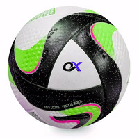 Oxva Industries 2024 Bola Sepak Kulit PU Ringan Model Baru - Desain Populer Ramah Lingkungan Asal Pakistan