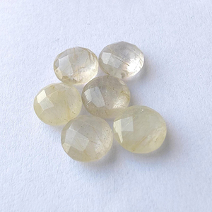 Pierres précieuses naturelles de préhnite verte, rondes, taille briolette, taille à carreaux, calibrées, vente en gros, toutes tailles disponibles - Product Image 5