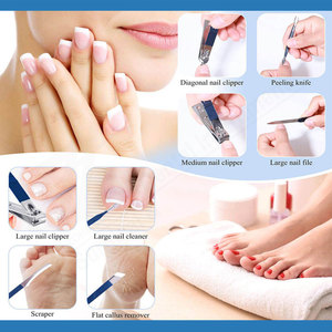 Kit de soin des ongles portable pour enfants, en acier inoxydable, ensemble de manucure et pédicure pour enfants, style classique, coupe-ongles, kit d'outils de toilettage, Pakistan - Product Image 4