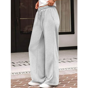 Pantalon de survêtement ample pour femme, pantalon de voyage décontracté à taille haute, pantalon de jogging confortable pour l'automne et l'hiver - Product Image 3