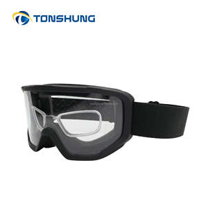 ANSI Z87+ Certified TPU frame adjustable elastic strap ballistic goggles for training area use - Product Image 1