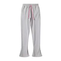 Pantalon de jogging évasé décontracté pour homme, haute élasticité, motif graffiti, éclaboussures de peinture, patchwork, toile imperméable et respirante