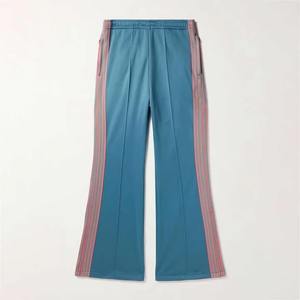 Pantalon de jogging fuselé en coton et polyester pour homme, avec logo personnalisé, style streetwear, effet éclaboussures de peinture graffiti, coupe décontractée taille mi-haute - Product Image 6