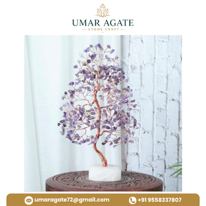 Arbre en améthyste très prisé, 10-12 pouces, avec base en quartz, fait main, décoration Feng Shui pour la maison, cadeau - Product Image 3