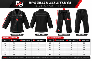 Kimono de Jiu-Jitsu Brésilien Noir le Plus Vendu, Logo Personnalisé, 100% Polyester Respirant, Unisexe Adulte, Coupe Ample, Tissu Perlé 440g - Product Image 6