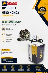 Conjunto de Placa de Bobina de Estator para Honda Splendor Plus, Calidad de Exportación para Repuestos de Motocicletas en India, Oroado - Product Image 4