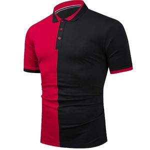 <b>Men's</b> Polo T <b>Shirts</b> 100% Cotton Shorts Sleeve Casual Tees Stand up <b>Collar</b> <b>High</b> Quality New Summer Collection Custom Logo Print - Product Image 2