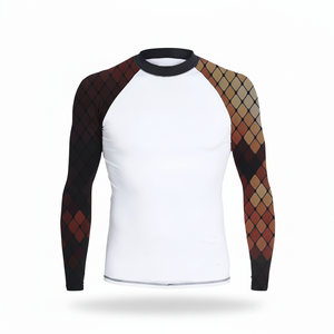 New Arrival Professional Full Sleeve Rash Guard Slim Fit in Highest Quality Spandex/Nylon 140g for Sports Enthusiasts - Product Image 5
