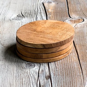 Custom Engraved Wooden <b>Coasters</b> Set Bulk Rustic <b>Drink</b> <b>Coaster</b> Supplier - Product Image 5