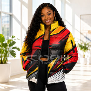 Veste matelassée pour femme de haute qualité personnalisée par sublimation Cosh International, manteau d'hiver en duvet, dernier design, chaud - Product Image 3