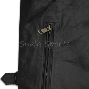 Chaqueta de Cuero de Moda para Mujer, Nueva, Moderna, de Manga Larga, con Cuello Alto y Diseño de Cintura Ajustada - Product Image 6