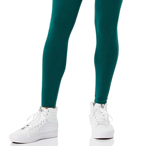 Leggings de yoga pour femmes à taille élastique en Spandex/Polyester - Extensibles dans quatre directions, anti-transpiration, sans coutures, grandes tailles, effet froncé fessier, pour la gym - Product Image 4