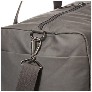 Gray Polyester <b>Duffel</b> <b>Bag</b> with Zipper Closure Large Capacity Sport Gym Travel <b>Bag</b> - Product Image 5