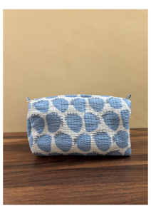 Meilleure Trousse de Maquillage Matelassée en Coton Imprimé à la Main, Organisateur de Cosmétiques de Voyage, Ensemble de 3 Pochettes, Prix de Gros - Product Image 2