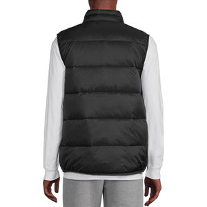 Chaleco Acolchado Ligero para Hombre, 100% Poliéster, Cortavientos de Invierno, Prenda Exterior Informal, Sin Mangas, con Logotipo Frontal - Product Image 5