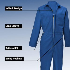 Ropa de Trabajo Mecánica, Overol Industrial, Ropa de Mecánico para Trabajos de Construcción - Product Image 4