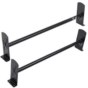 Alloy Steel <b>Van</b> Roof Ladder <b>Rack</b> 2 Bars 500 LBS Capacity Rain-Gutter Roof <b>Rack</b> Adjustable Length 35.8"-57.5" Compatible - Product Image 1