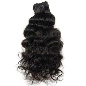 100% cheveux vierges indiens non transformés temples alignés par cuticules douces et lisses cheveux humains en vrac avec style de vague profonde lâche - Product Image 1