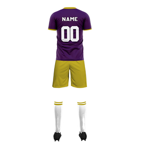 Ensemble de maillots de football respirants de haute qualité par sublimation, découpe automatisée, uniforme économique de haute technologie, vente en gros OEM - Product Image 4