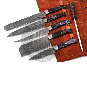 Wholesale Best Quality Damascus Kitchen <b>Knife</b> <b>Set</b> High Grade Private Label Damascus Kitchen <b>Knife</b> <b>Set</b> - Product Image 2