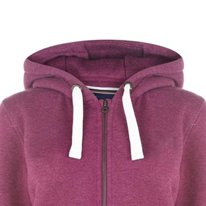 Sweat à capuche unisexe personnalisé en molleton doux de coton, grande taille, avec fermeture éclair entièrement métallique, doublure en molleton épais, logo personnalisé - Product Image 5