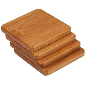 Sous-verres en bois en gros pour thé, café, vin – Accessoires de décoration pour cuisine et table, tapis et supports - Product Image 1