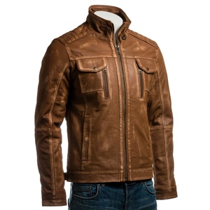 Spring and Autumn Men's <b>Leather</b> <b>Jacket</b> Men's Slim Motorcycle <b>Jacket</b> Men <b>Leather</b> Coats New Fashion Trendy <b>Leather</b> <b>Jackets</b> - Product Image 1