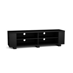Mobile TV Moderno in Legno con 8 Ripiani Aperti per TV a Schermo Piatto da 65 Pollici, Mobiletto Console per Soggiorno - Product Image 1