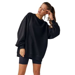 Sudaderas con capucha impresas personalizadas para hombres, mujeres y niñas de alta calidad 100% algodón estilo holgado pulóver invierno OEM patrón sólido sudaderas camisas - Product Image 1