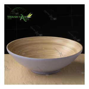 Platos para Servir Sopa de Diseño Clásico, Desechables, Ecológicos, de Fibra de Bambú Ligera, Personalizados OEM, para Uso en Fiestas en Casa - Nuevo - Product Image 1