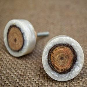 Wooden Resin Eco-Friendly Decoupage Cabinet Drawer Knobs Dresser Kitchen Door Pulls Accessories Hardware Customized Shape - Product Image 5