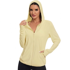 Haut de sport zippé pour femme, collection Automne-Hiver 2026, idéal pour la gym, l'entraînement, le fitness et le yoga, coupe ajustée, extensible dans les quatre sens, séchage rapide, manches longues - Product Image 2