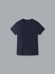 Camiseta Básica de Cuello Redondo para Mujer, Corte Ajustado, Manga Corta, Lisa, Cómoda para Uso Casual - Product Image 2