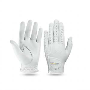 Gant de golf en cuir de cabretta d'Indonésie, doux et respirant, haute qualité, logo personnalisé, pour main gauche, homme/femme, usage golf - Product Image 3