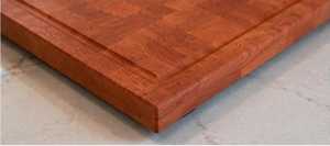 Planche à découper rectangulaire en bois antidérapante, emballage individuel, compatible lave-vaisselle, planche à découper moderne en bois - Product Image 2