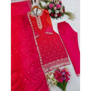 Designer Pent-Top et belle Dupatta pour la fête Porter des robes de soirée élégantes - Product Image 3