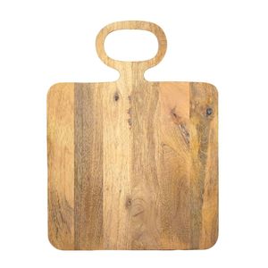 Planche à découper multifonctionnelle en bois naturel pour la cuisine, pour couper les légumes, la viande, le pain, surface durable pour la préparation des aliments - Product Image 1